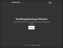 Tablet Screenshot of evolvon.ch